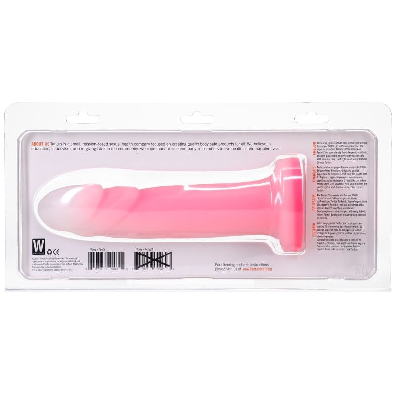 Flurry Dual Density Dildo Quartz by Tantus - Realistic Dildos