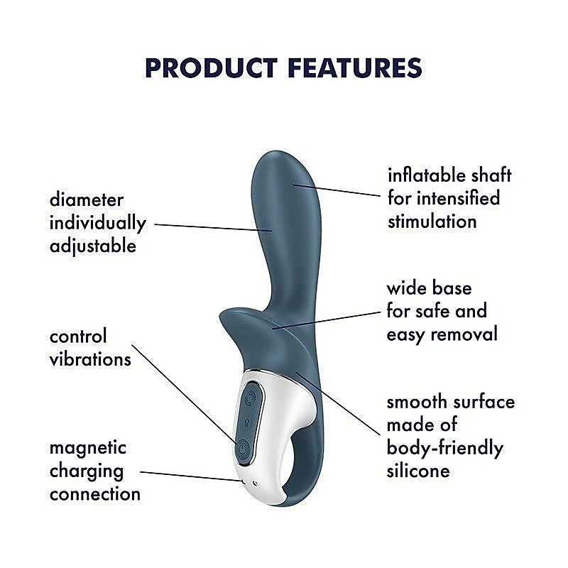 Air Pump Booty 2 Anal Vibrator by Satisfyer - Anal Vibrators