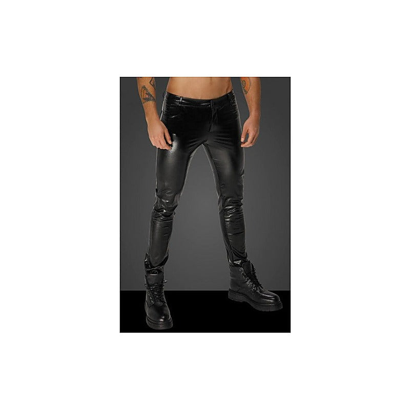 Snake Wetlook Long Pants by Noir Handmade - His Fetish