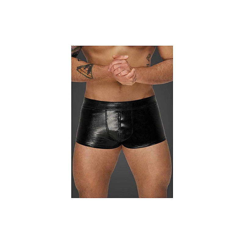 Snake Wetlook Mens Fetish Wear Short Shorts by Noir Handmade - His Fetish