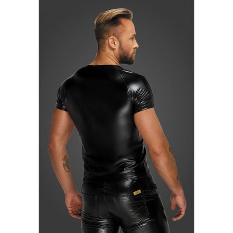 Wetlook T-Shirt with Snake Wetlook Sleeves - His Fetish