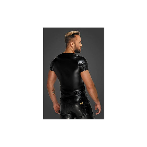 Wetlook Men's T-Shirt with Snake Sleeves by Noir Handmade - His Fetish