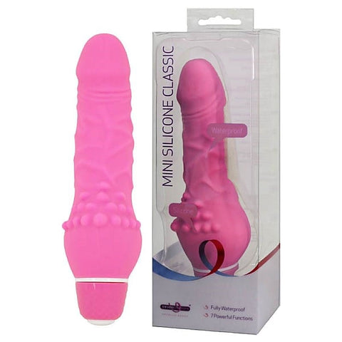 Seven Creations Mini Silicone Classic Vibrator Compact Personal Pleasure - Silicone Vibrators