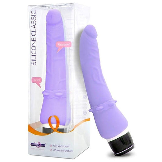 Silicone Classic 5'' Vibrator by Seven Creations - Silicone Vibrators