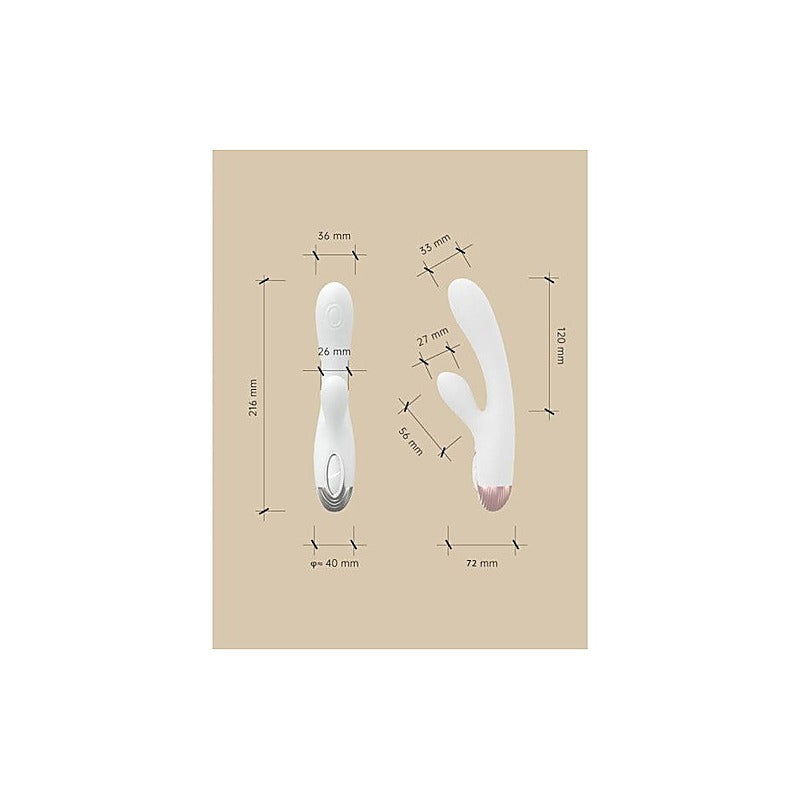 Pada Rabbit and G-Spot Pulsing Vibrator by Drywell - Rabbit Vibrators