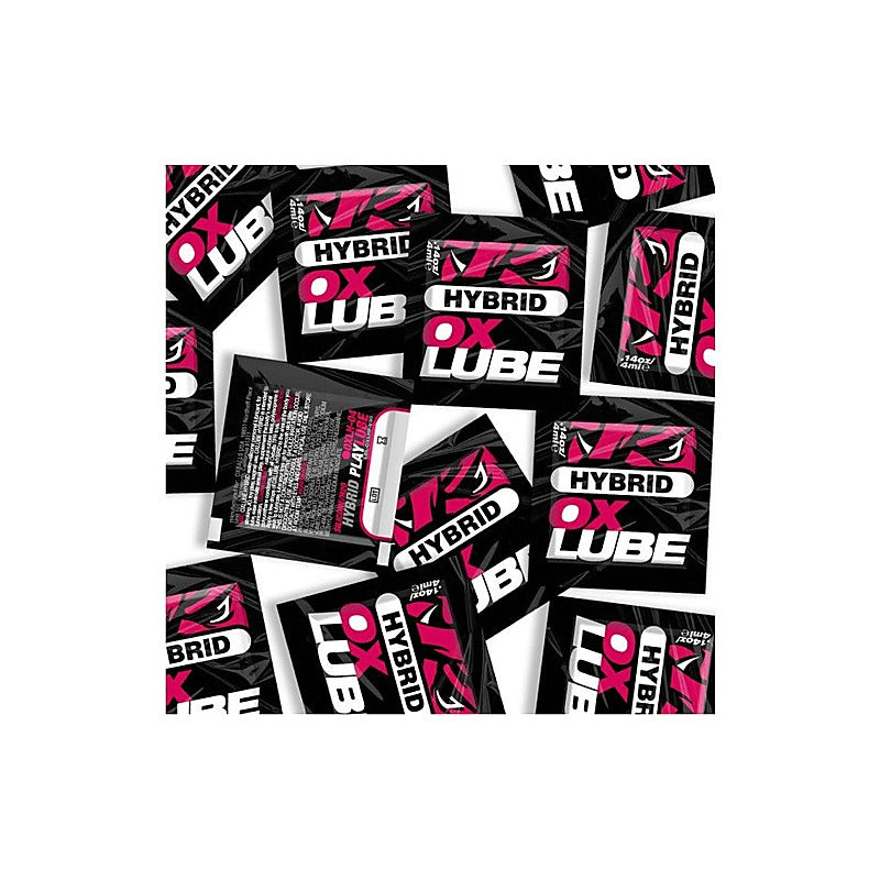 OxBalls FormulaOX HYBRID Lubricant OXLube 50 Pack Sachets Premium Personal Lube - Massage Oils and Lubricants