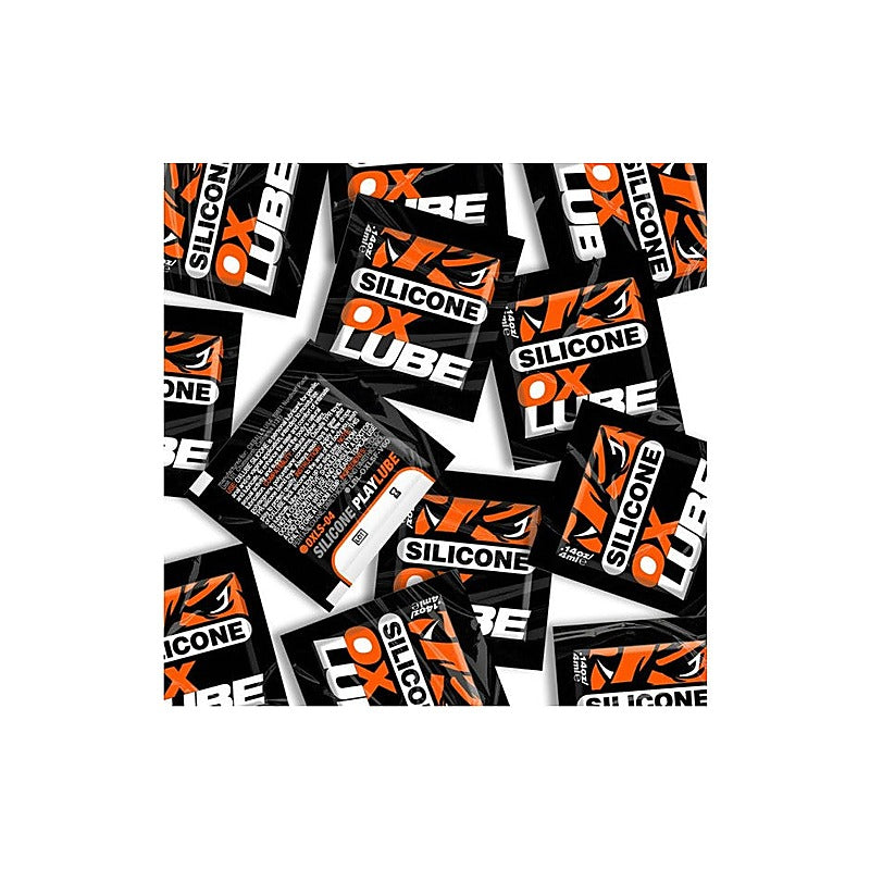 OxBalls THICK Silicone OXLube 50 Pack Sachets Pure Premium Formula - Silicone Based Lubes