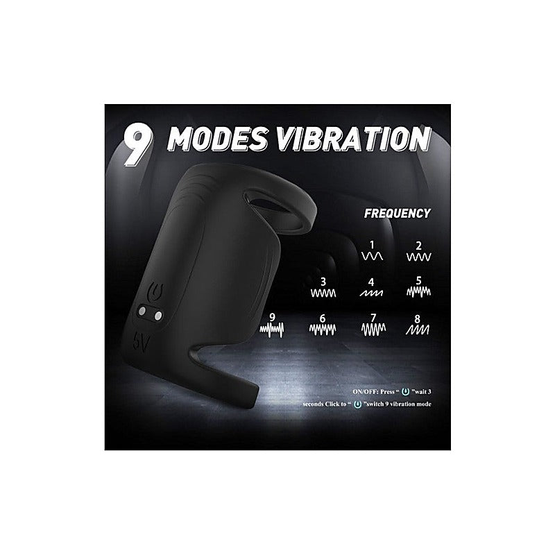 Royal Dual Motor Penis Shaft Massager by S-Hande - Vibrating Cock Rings