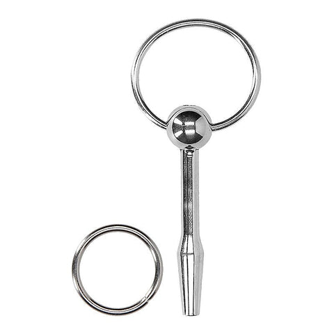 OUCH! Urethral Sounding Metal Plug by Shots Toys - Penis Plugs