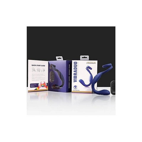 VibraDuo Vibrating Anal Probe & Perineum Stimulator - Butt Plugs