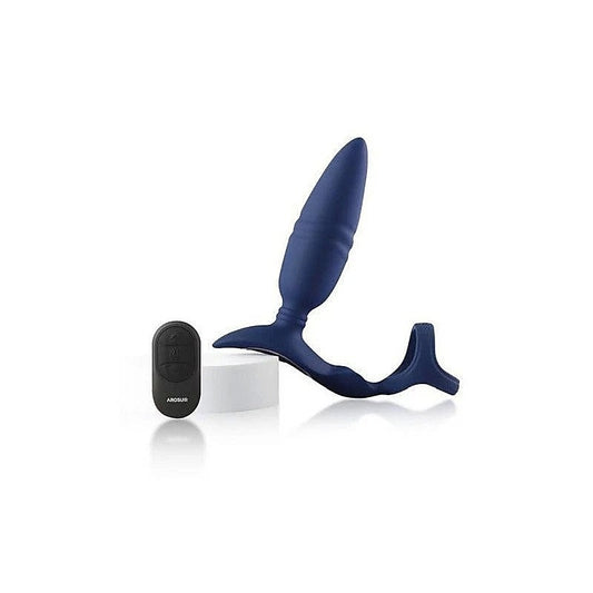 Ring'n'Rear Dual Thrusting Anal Probe by Arosum - Butt Plugs