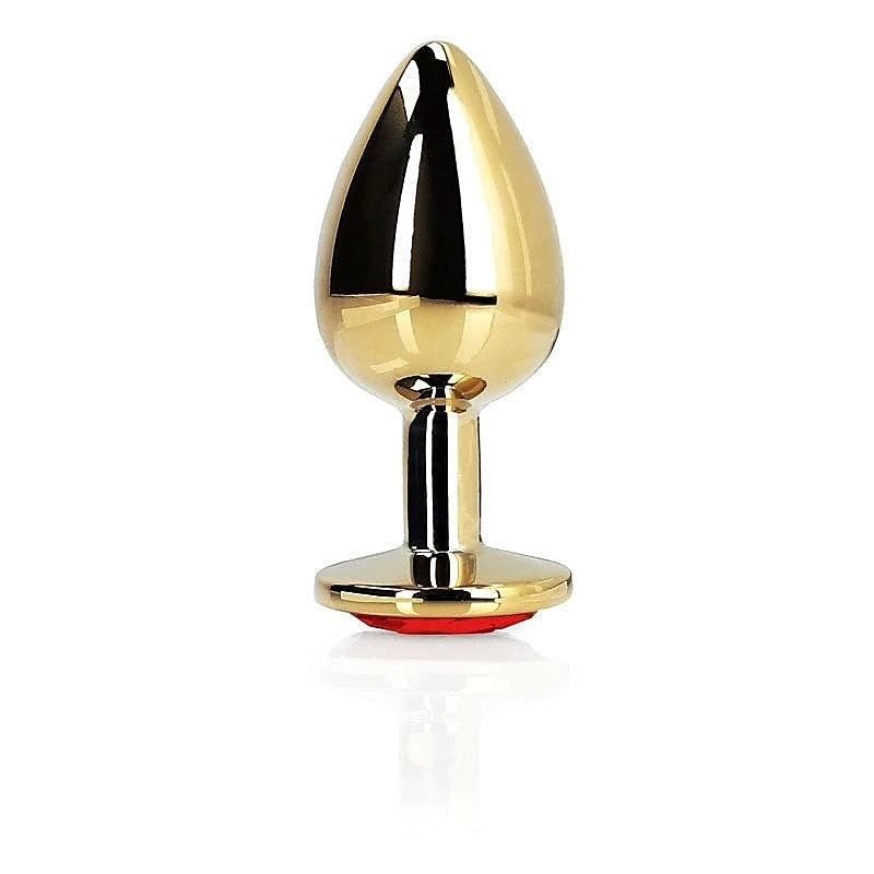 OUCH! Heart Gem Butt Plug - Medium by Shots Toys - Butt Plugs