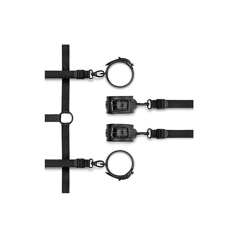 Bedroom Fantasies Under The Bed Restraint Bondage Set with Adjustable Cuffs - Bondage Kits
