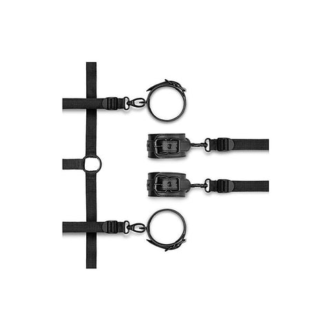 Bedroom Fantasies Under The Bed Restraint Bondage Set with Adjustable Cuffs - Bondage Kits
