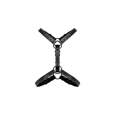 Bedroom Fantasies Max Bondage Harness Black Adjustable BDSM Restraint - Cuffs And Restraints
