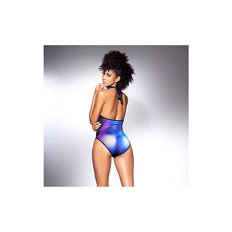 Womens Moonlight Blue Bodysuit by Mapale - Teddies and Bodysuits