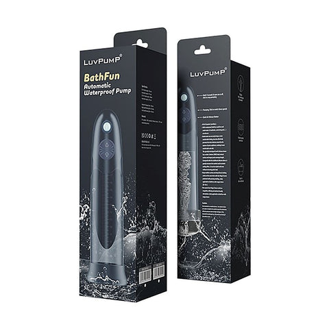BathFun Automatic USB Waterproof Penis Pump w Magic Sleeve - Penis Pumps And Stretchers