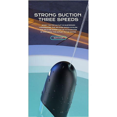 BathFun Automatic USB Waterproof Penis Pump w Magic Sleeve - Penis Pumps And Stretchers