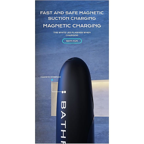 BathFun Automatic USB Waterproof Penis Pump w Magic Sleeve - Penis Pumps And Stretchers