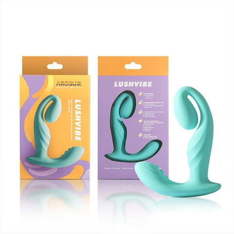 LushVibe Wearable Sprout-Shaped Unisex Vibrator by Arosum - G-Spot Vibrators