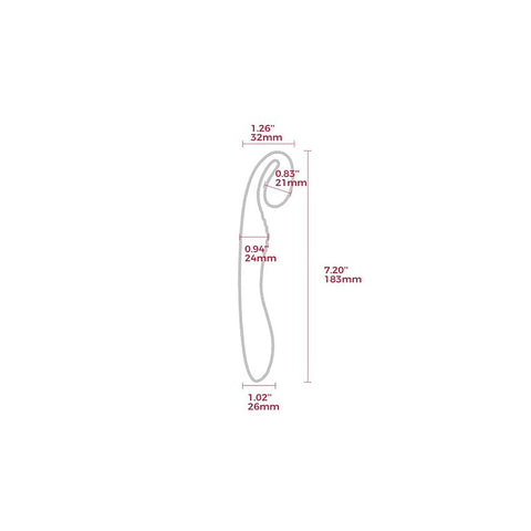 G Snuggle Ultrasoft Sprout Shaped Vibrator by Arosum - G-Spot Vibrators