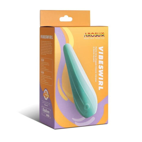 VibeSwirl Drip Shape Rechargeable Vibrator by Arosum - Personal Massagers