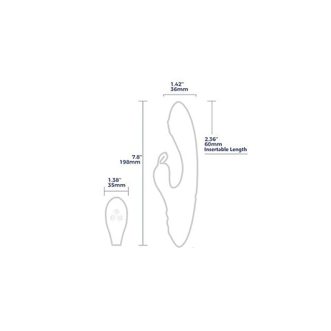 G Rabbit Rotating G Spot & Clitoral Vibrator By Arosum - Rabbit Vibrators