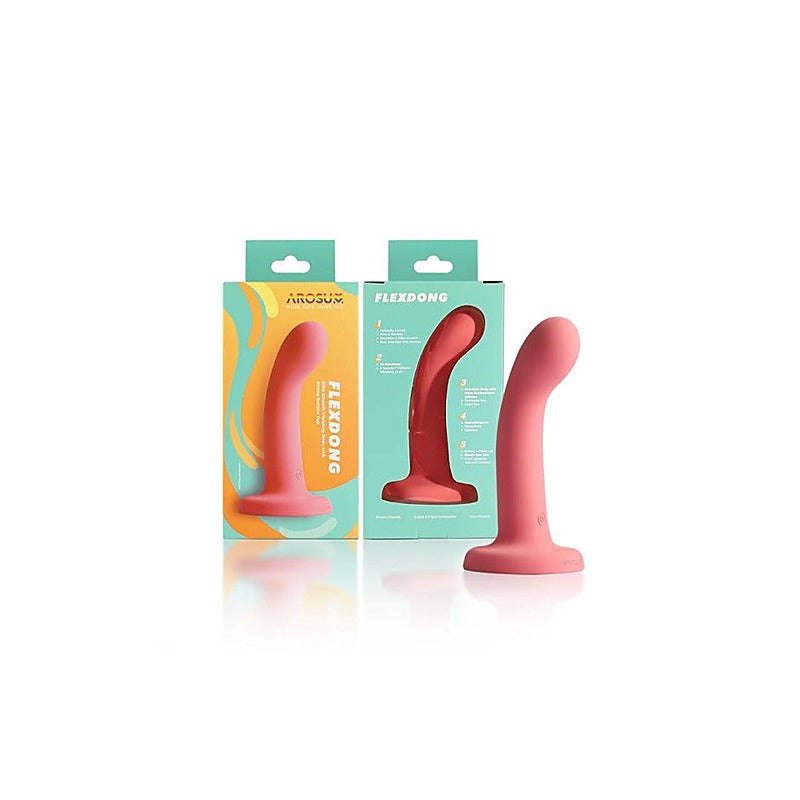 FlexDong 10 Mode Vibrating Strap On by Arosum - Strap On Sextoys
