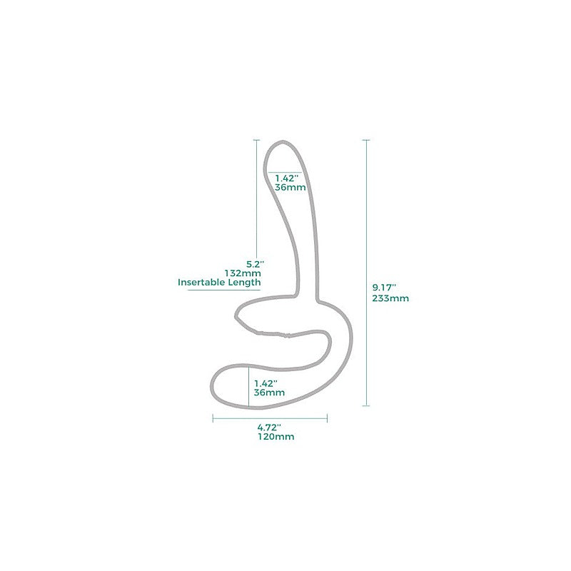 Sapphi Detachable Strapless Strap On Double Vibrator - Strap On Sextoys