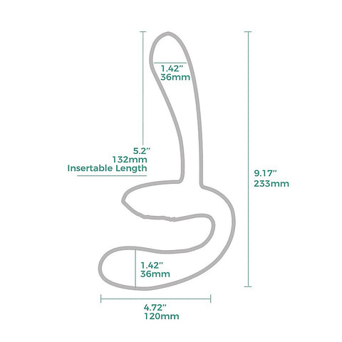 Sapphi Detachable Strapless Strap-on Double Vibrator - Strap On Sextoys