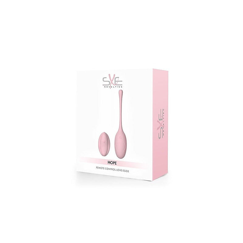 SXE Hope Remote Control Silicone Love Egg Massager with Wireless Control - Love Eggs and Kegel Exercisers