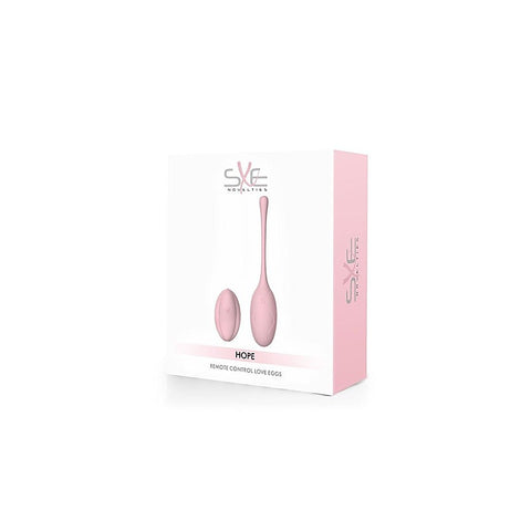 SXE Hope Remote Control Silicone Love Egg Massager with Wireless Control - Love Eggs and Kegel Exercisers