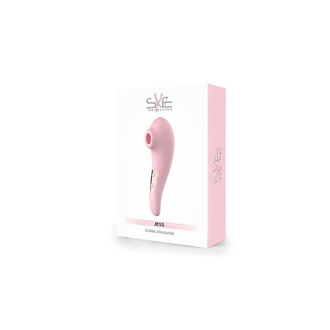 SXE Jess Vibrating and Sucking Air Pulse Clitoral Stimulator Dual Action - Clit Ticklers and Pulsators