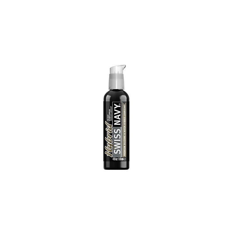 Swiss Navy Long Lasting Hybrid Lubricant Silicone Water Based Formula - Massage Oils and Lubricants