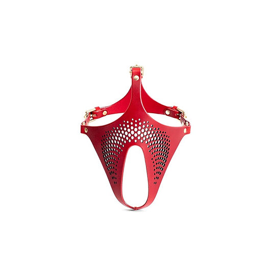 Daytona Ex Machina Genuine Leather Mask by Doc Johnson - Masks And Blindfolds