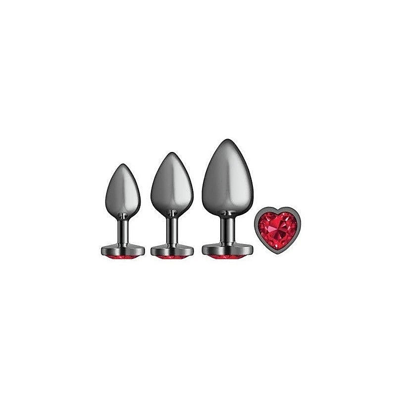 Cheeky Charms Round Metal Butt Plug by Viben - Butt Plugs