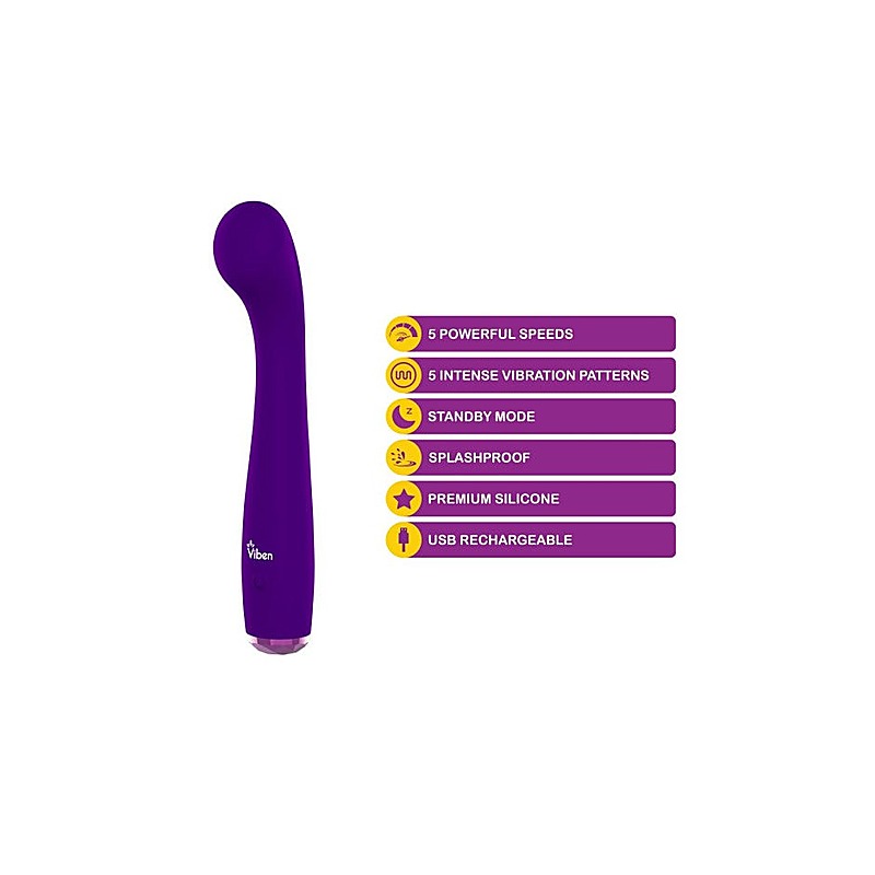 Devotion 10 Functions Rechargeable G-Spot Vibrator by Viben - G-Spot Vibrators