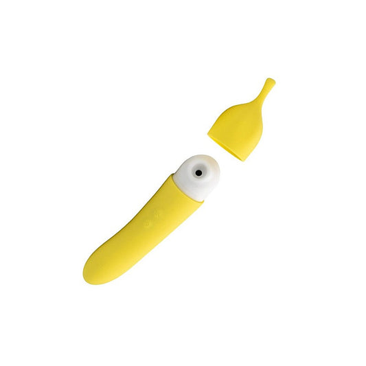 Banana Cream Air Pulse G Spot Vibrator by Natalies Toy Box - Clit Ticklers and Pulsators