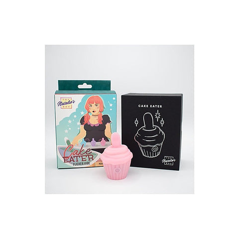 Natalies Toy Box Cake Eater 10 Functions Clit Flicker Stimulator Rechargeable - Clit Ticklers and Pulsators