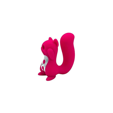Natalies Toy Box Screaming Squirrel Air Pulse & G Spot Vibrator Dual Motor - Clit Ticklers and Pulsators