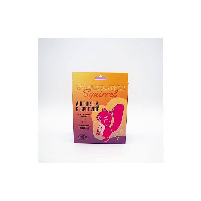Natalies Toy Box Screaming Squirrel Air Pulse & G Spot Vibrator Dual Motor - Clit Ticklers and Pulsators