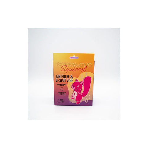 Natalies Toy Box Screaming Squirrel Air Pulse & G Spot Vibrator Dual Motor - Clit Ticklers and Pulsators