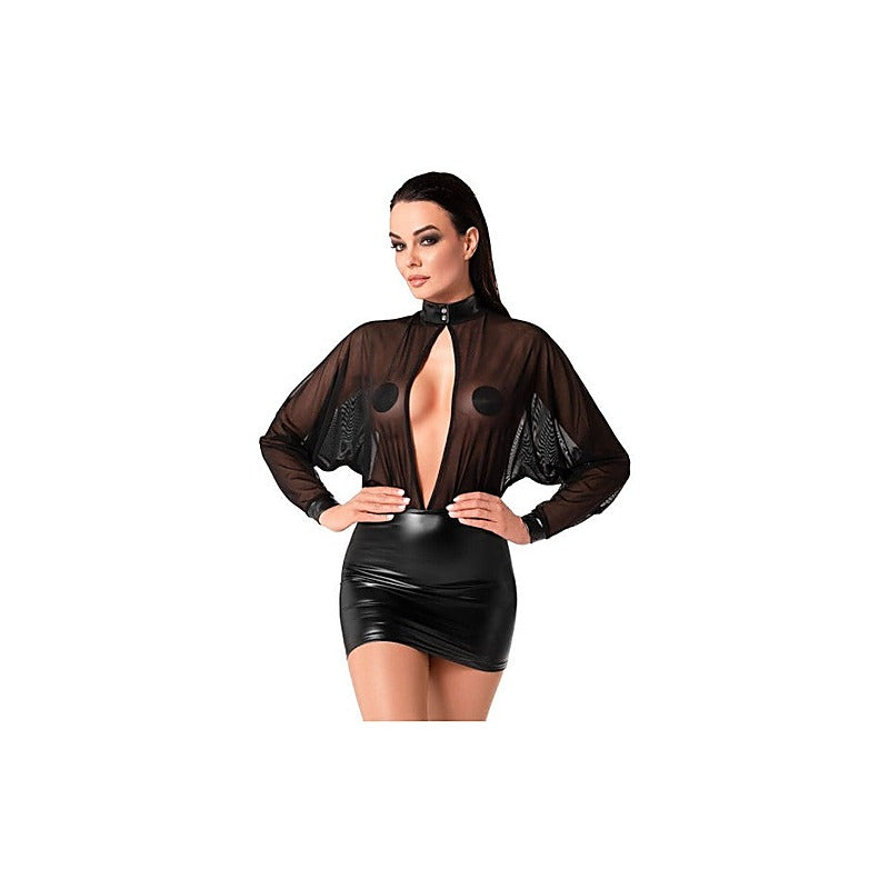 Opium Women's Sexy Mini Dress by Noir Handmade - Her Fetish