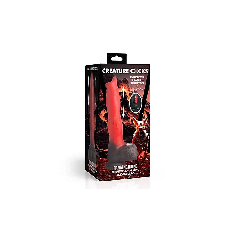 Ramming Hound Thrusting & Vibrating Dildo by XR Brands - Vibrating Dildos