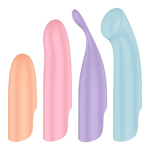 Playful Four Interchangeable G Spot Vibrator by Satisfyer - G-Spot Vibrators