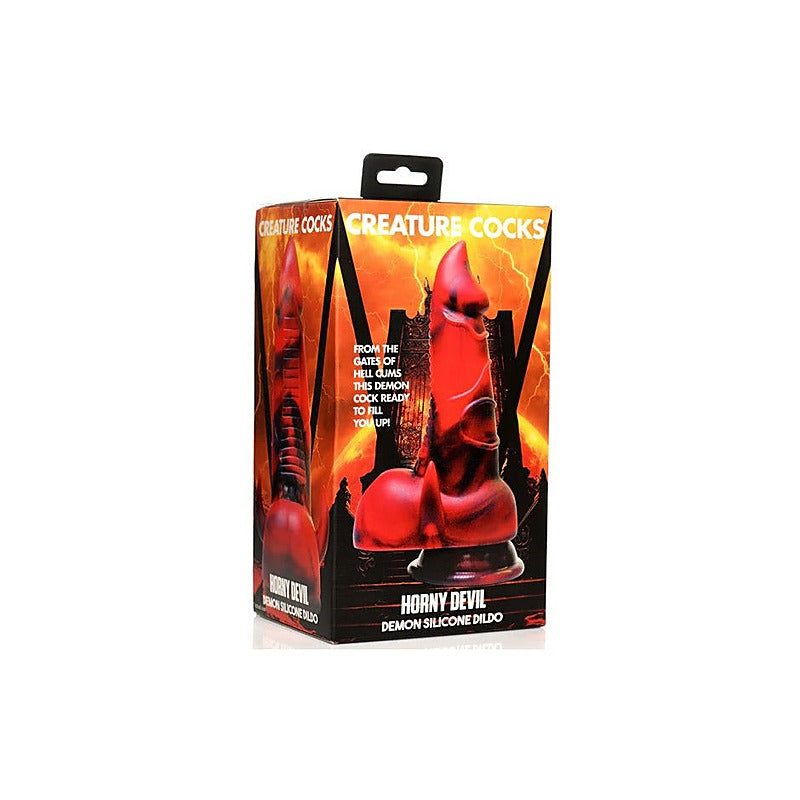 Horny Devil Demon Non Realistic Silicone Dildo by XR Brands - Realistic Dildos