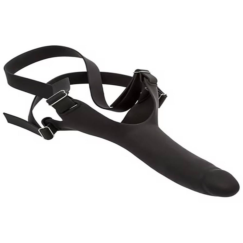 Accommodator Strap-On Silicone Dong by California Exotics - Strap On Sextoys