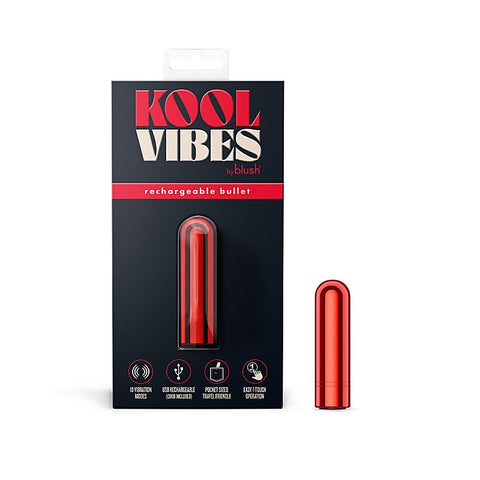 Blush Novelties Blush Kool Vibes 2.5 Rechargeable Mini Bullet Vibrator - Bullet Vibrators
