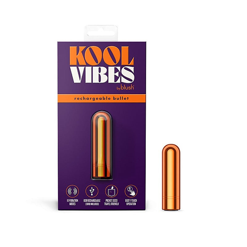 Blush Novelties Blush Kool Vibes 2.5 Rechargeable Mini Bullet Vibrator - Bullet Vibrators