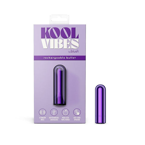 Blush Novelties Blush Kool Vibes 2.5 Rechargeable Mini Bullet Vibrator - Bullet Vibrators